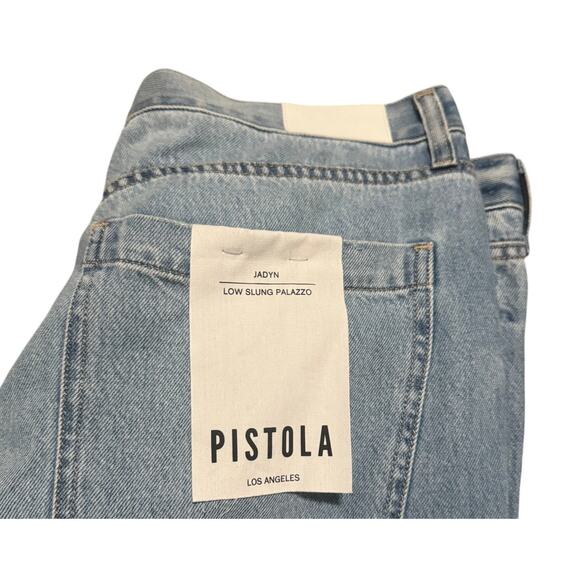 Pistola Jadyn Low-Slung Palazzo Jeans – Size 32 – New With Tags-Light Blue Wash - Picture 5 of 8